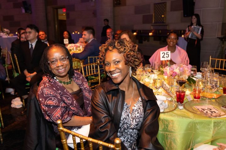 Guests seated at a table for Graham's 2025 Gala