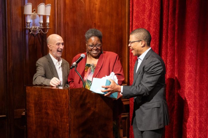 Graham's President and CEO Kimberly Watson with Board Co-Chair Richard Rothman and Board Chair Emeritus Ken Bryant