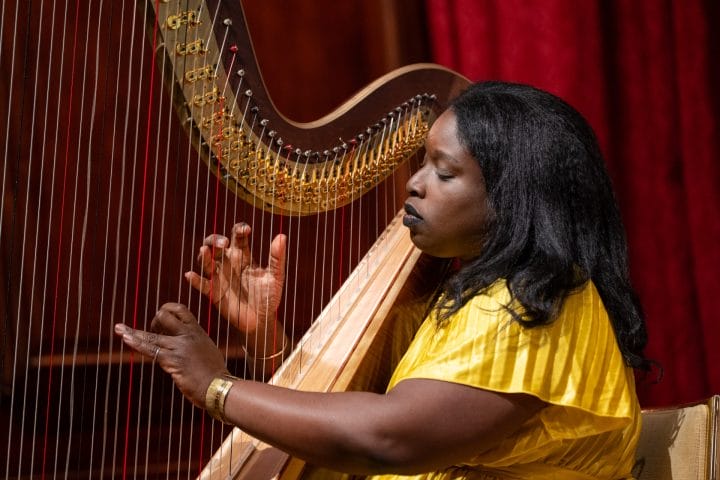 Harpist Cassie Watson Francillon